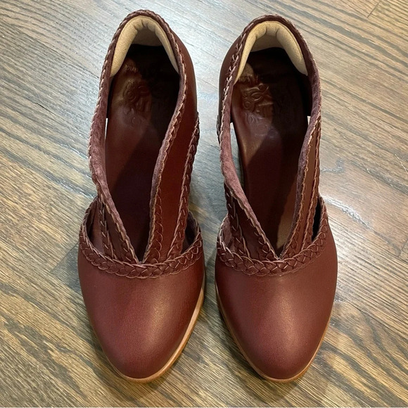 Bali Elf Spirit Walker Fairy Boho Stacked Heel Leather Booties Size 8 - Picture 2 of 14